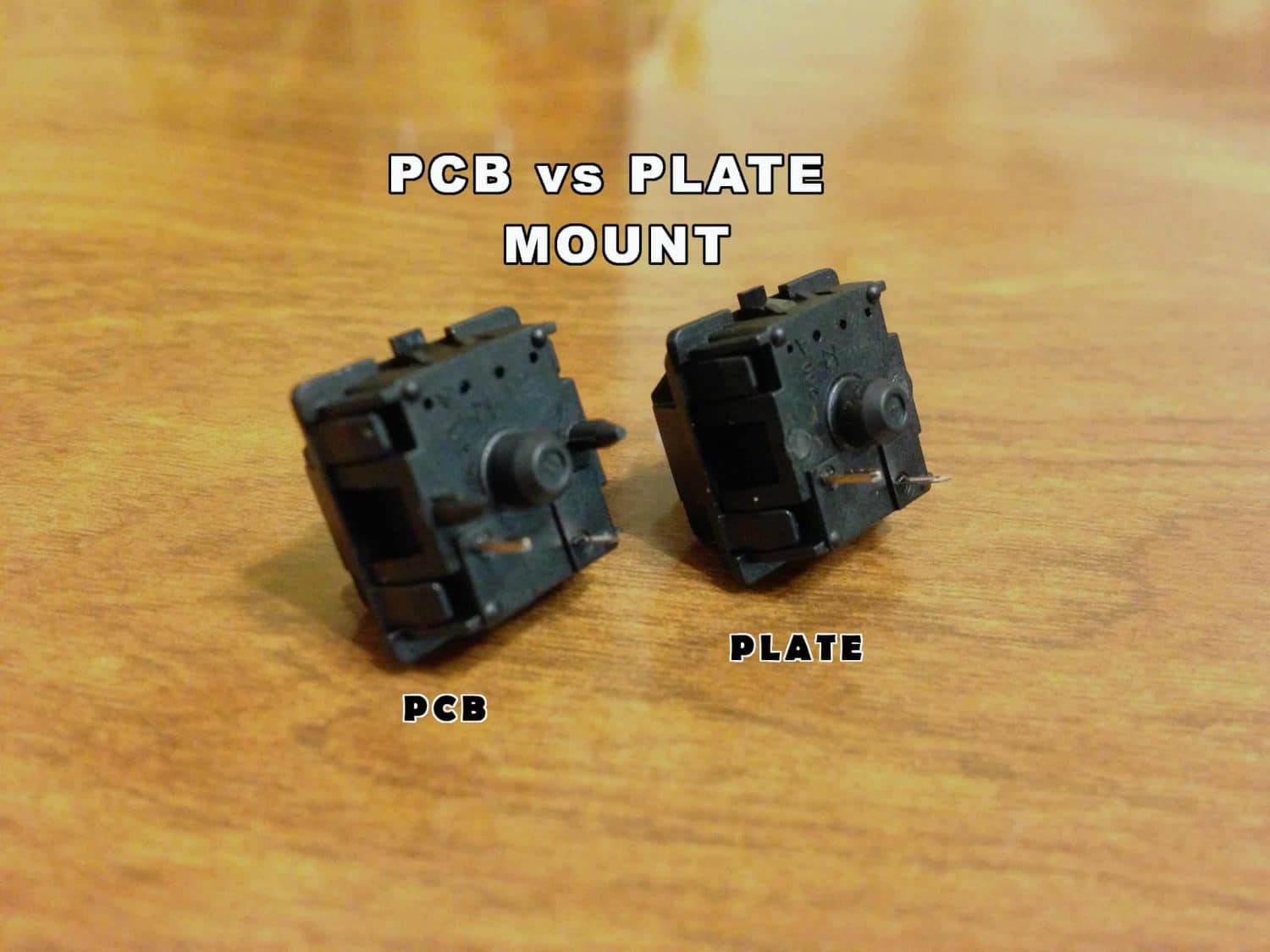 Plate Mounted or PCB Mounted Switches